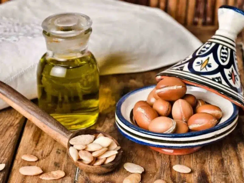 Argan oil, spices and local produce from Morocco