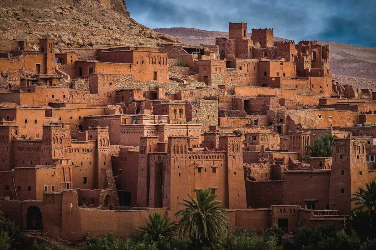 Ait Ben Haddou kasbah The earthen ksar of Ait Ben Haddou in Morocco