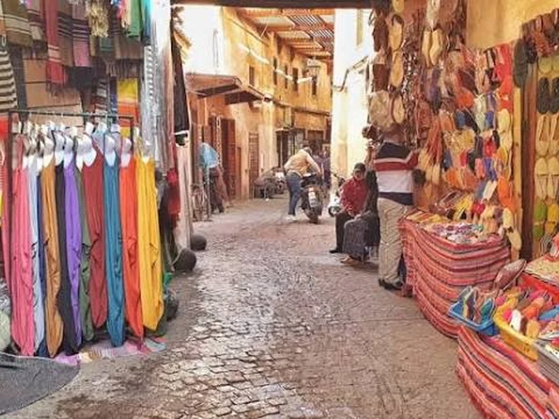 Daily life in a Moroccan souk