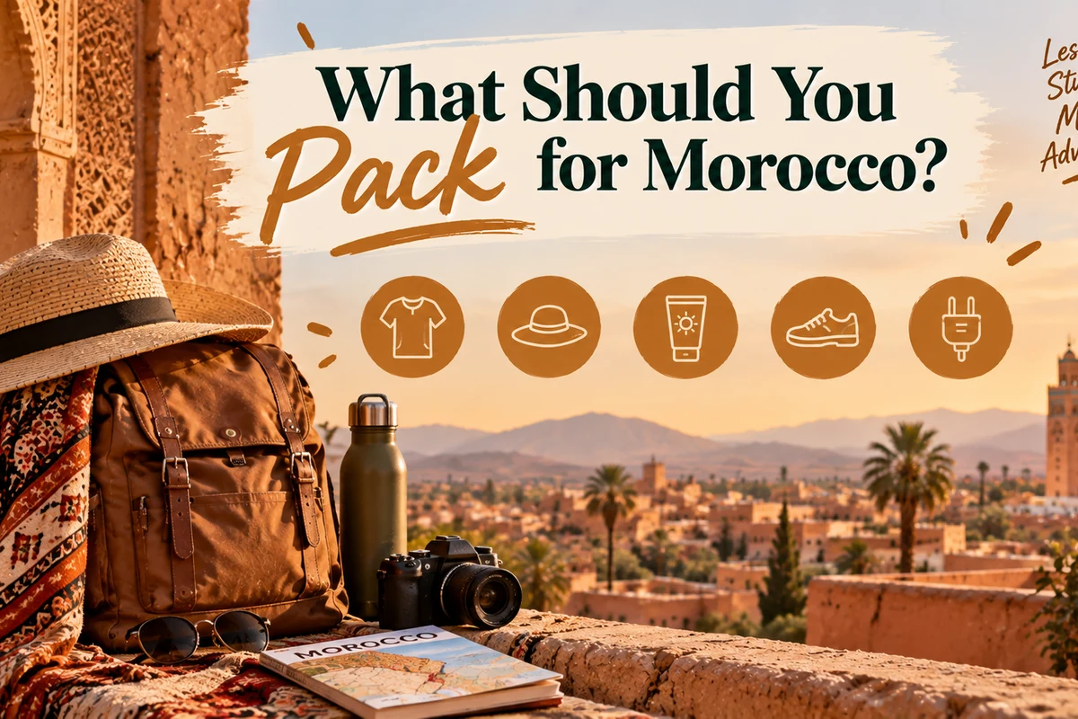 Packing essentials for a trip to Morocco