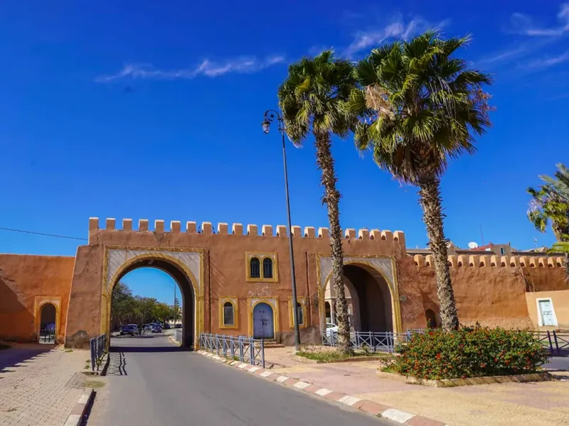 The ramparts of Tiznit, the silver town of southern Morocco