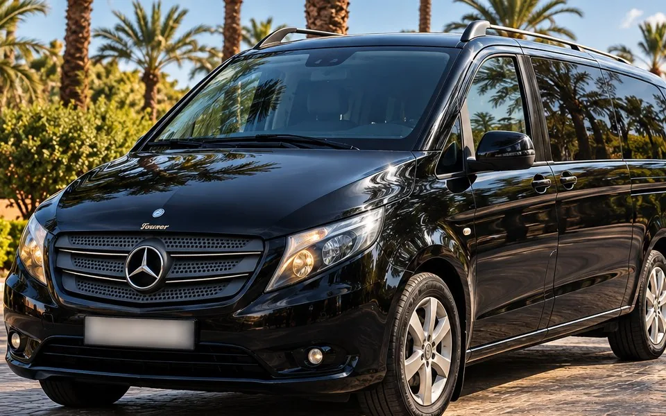 Mercedes Vito for a private Marrakech airport transfer