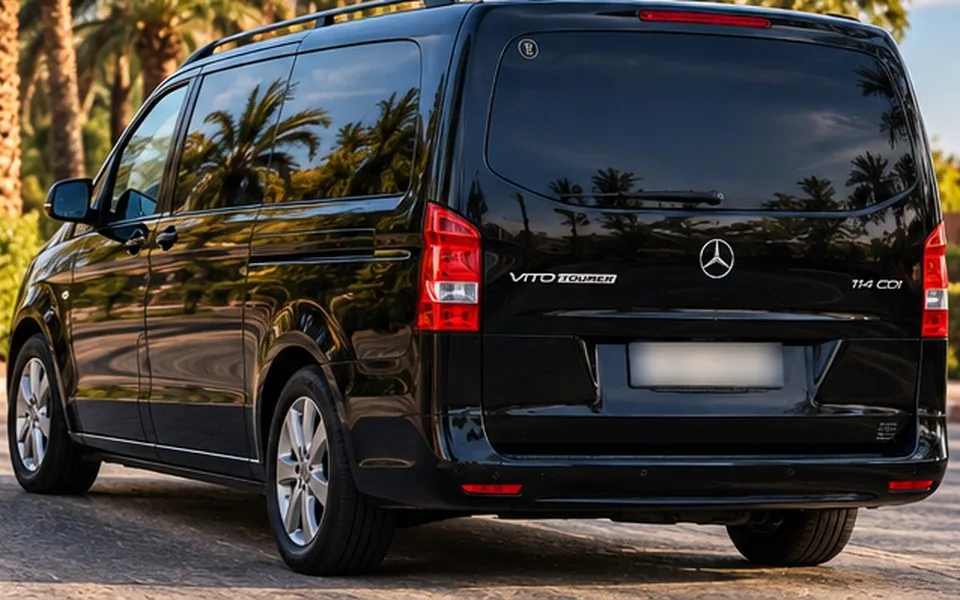 Mercedes Vito for the Marrakech to Essaouira private transfer