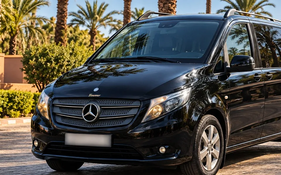 Mercedes Vito for the long private transfer from Marrakech to Fes