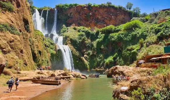 Les cascades d'Ouzoud en pleine eau au printemps